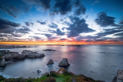 Garrapata Beach, Sunset, CA-1